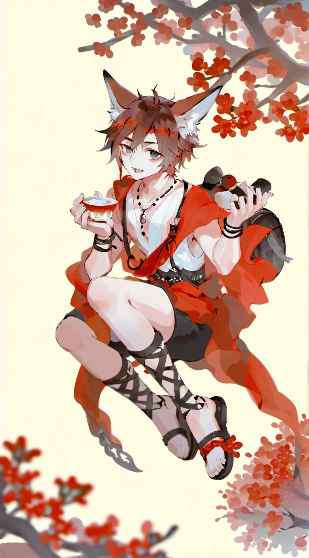 ai character: Sora kh rp background