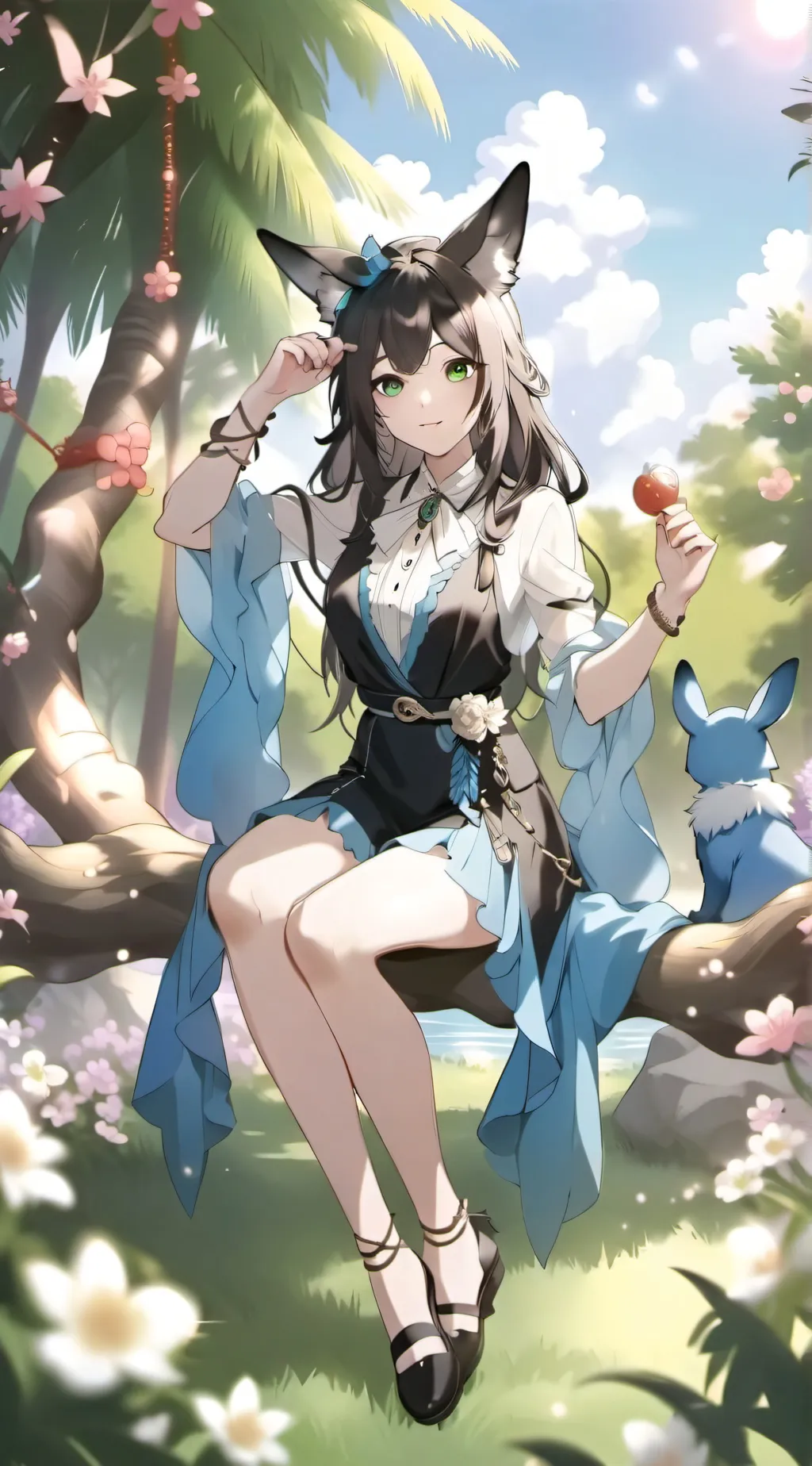 ai character: Helena  background