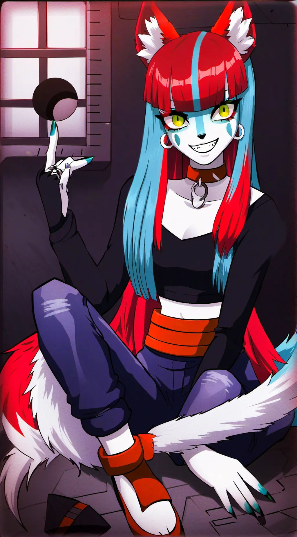 ai character: Aurora background