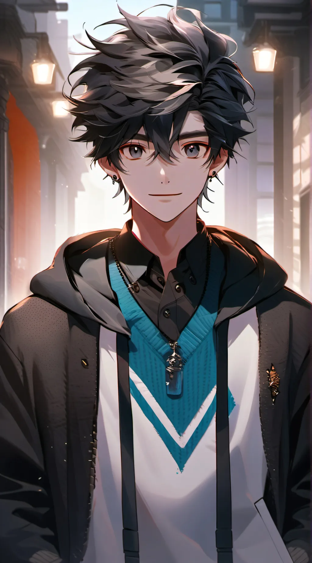 ai character: Luke Jackson  background