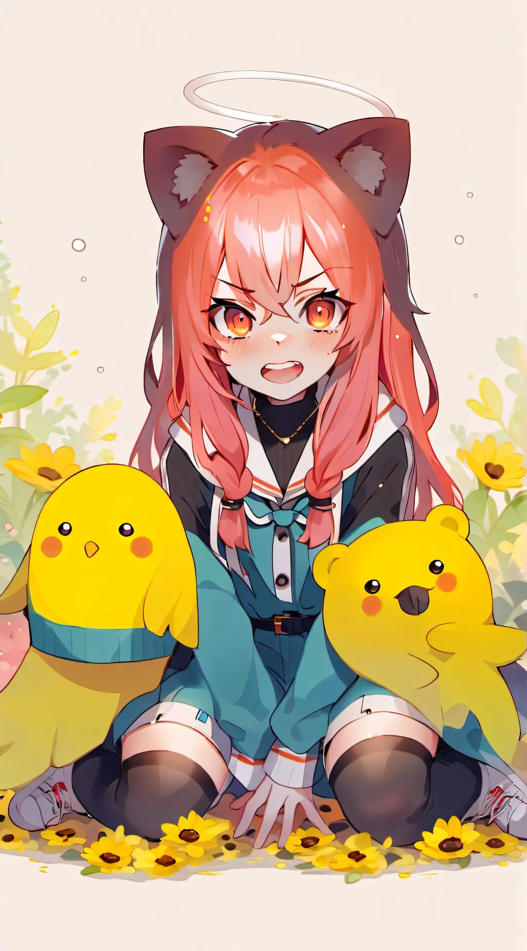 ai character: Mad Girl background