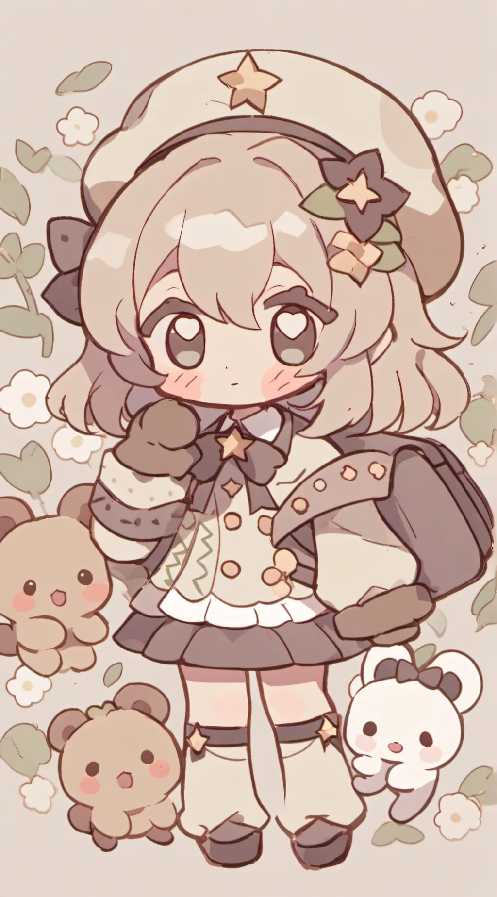 ai character: <3 background