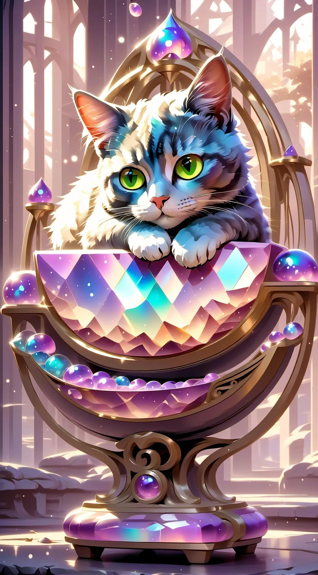 ai character: catnap background