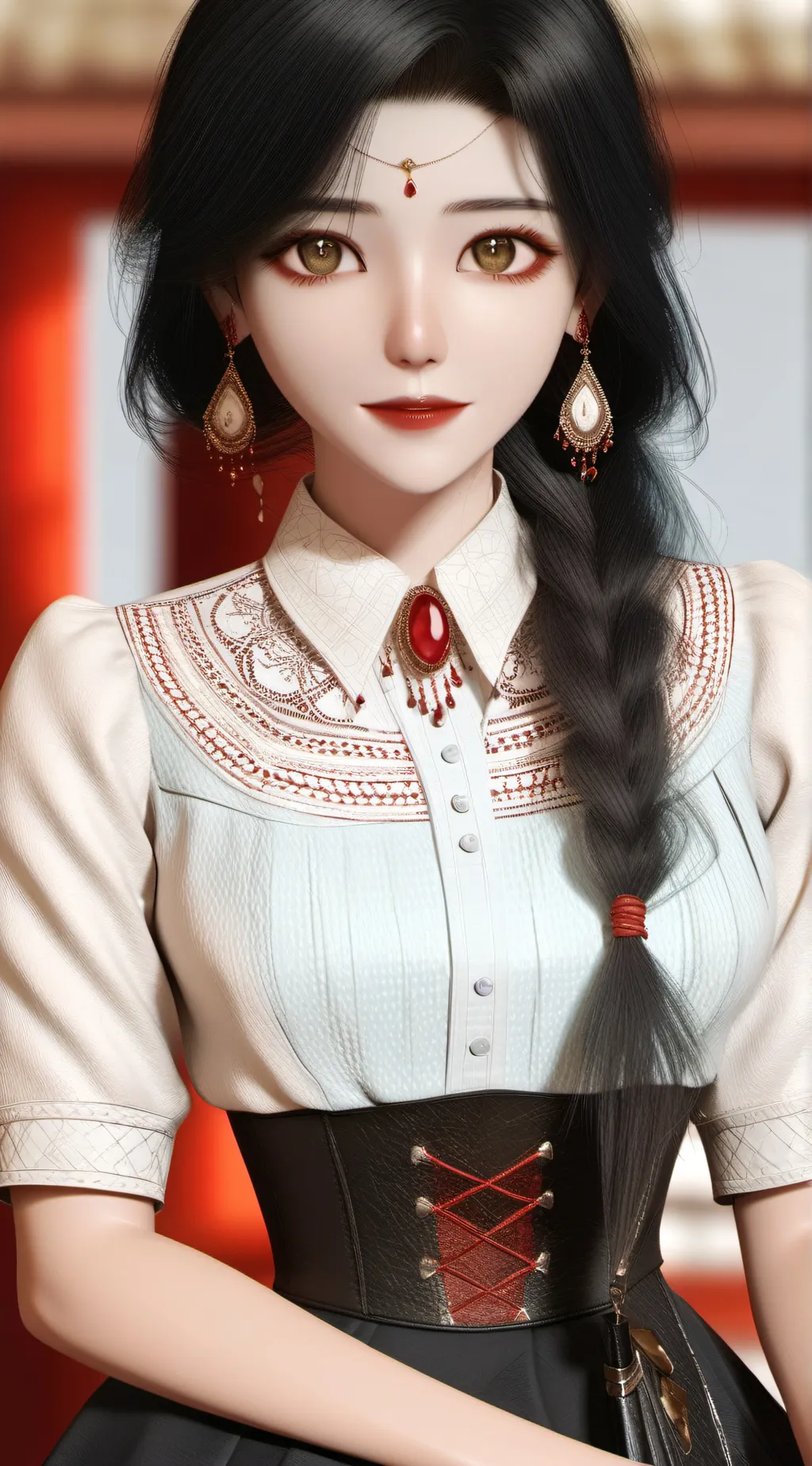 ai character: Aliya Janell  background