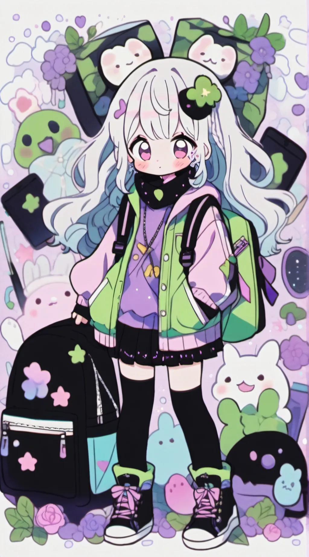 ai character: New school MHA background