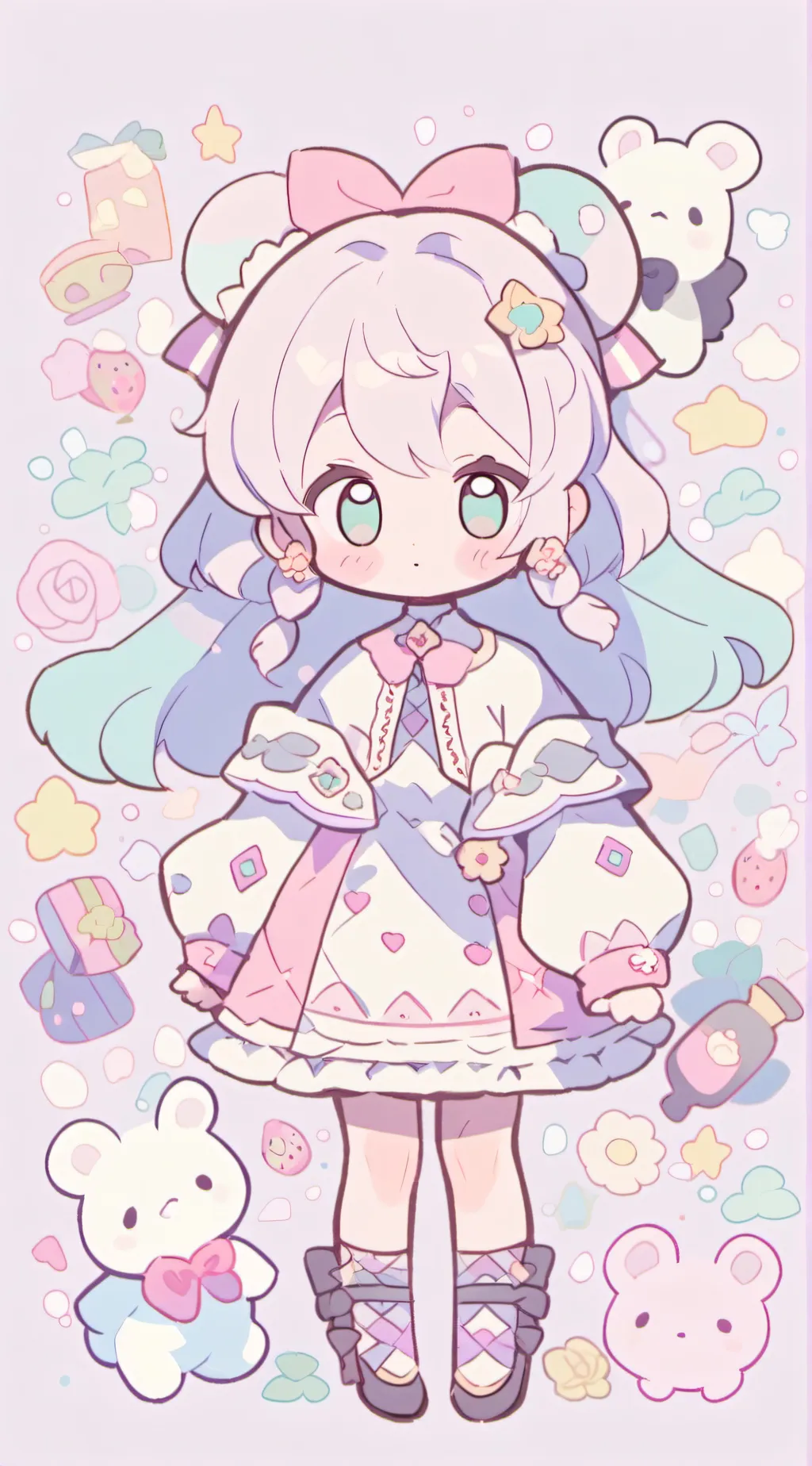 ai character: descendants background