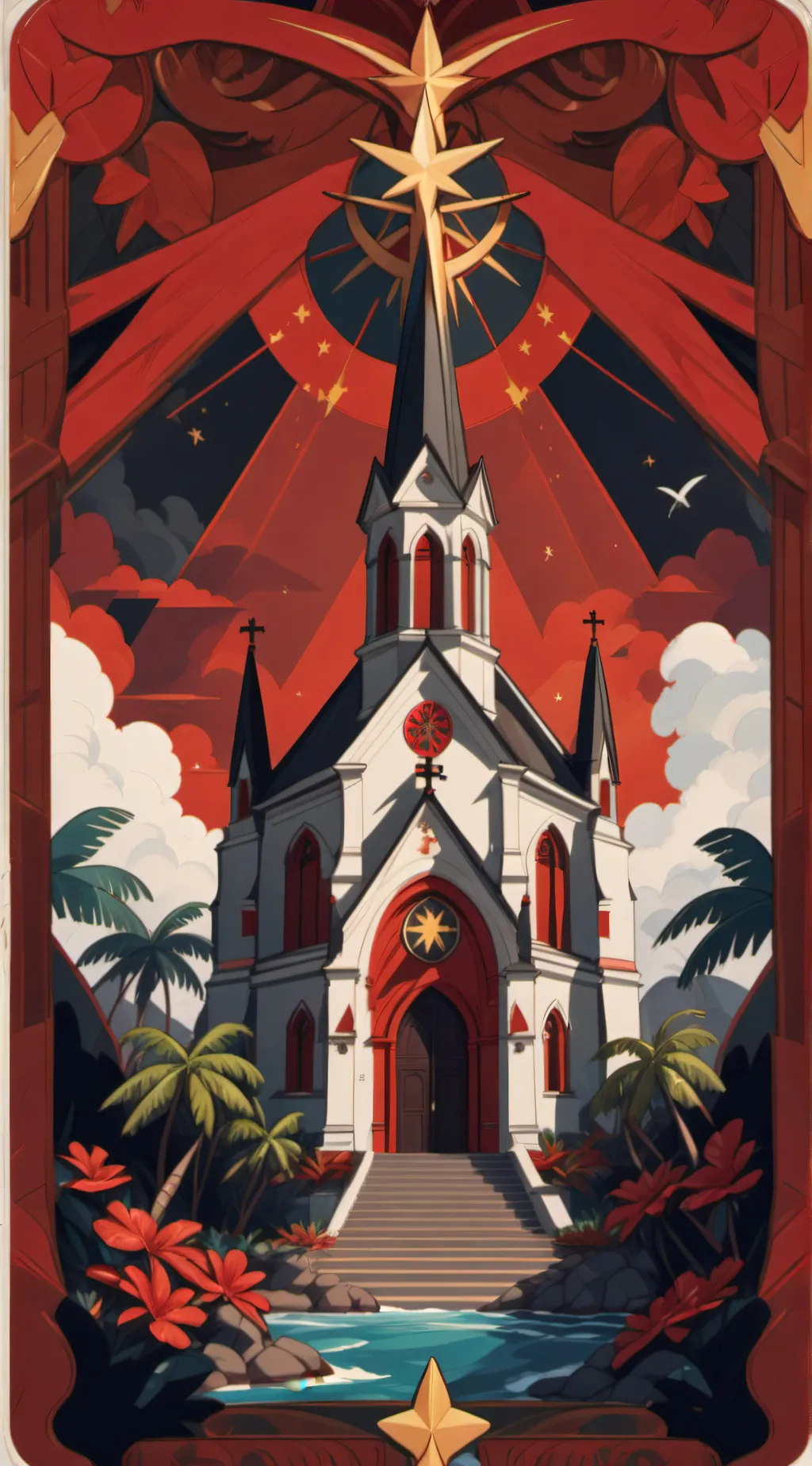 ai character: church of crime background