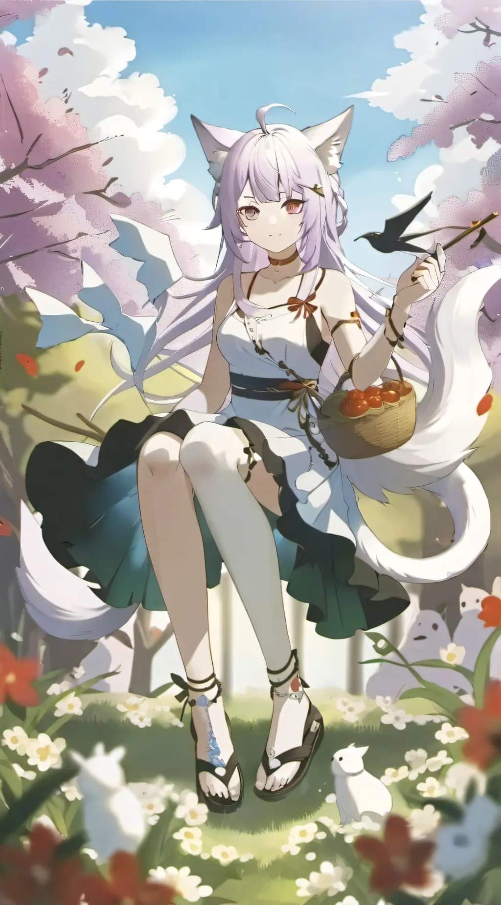 ai character: Neko background