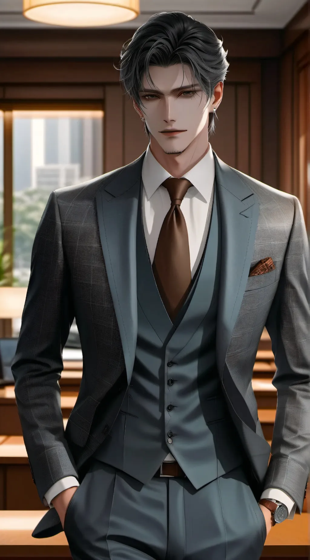 ai character: Richard Brown background