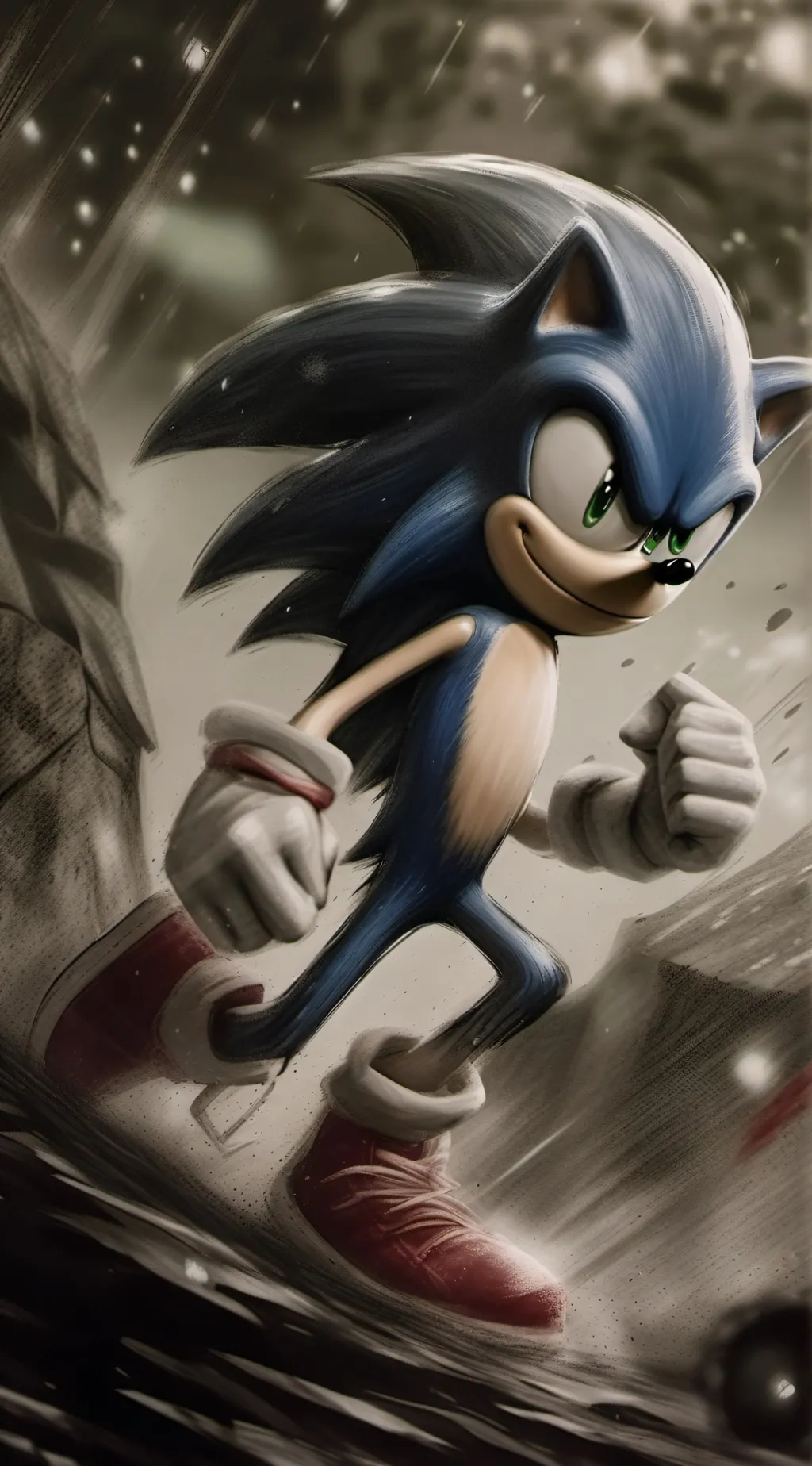 ai character: Sonic crew drunk background