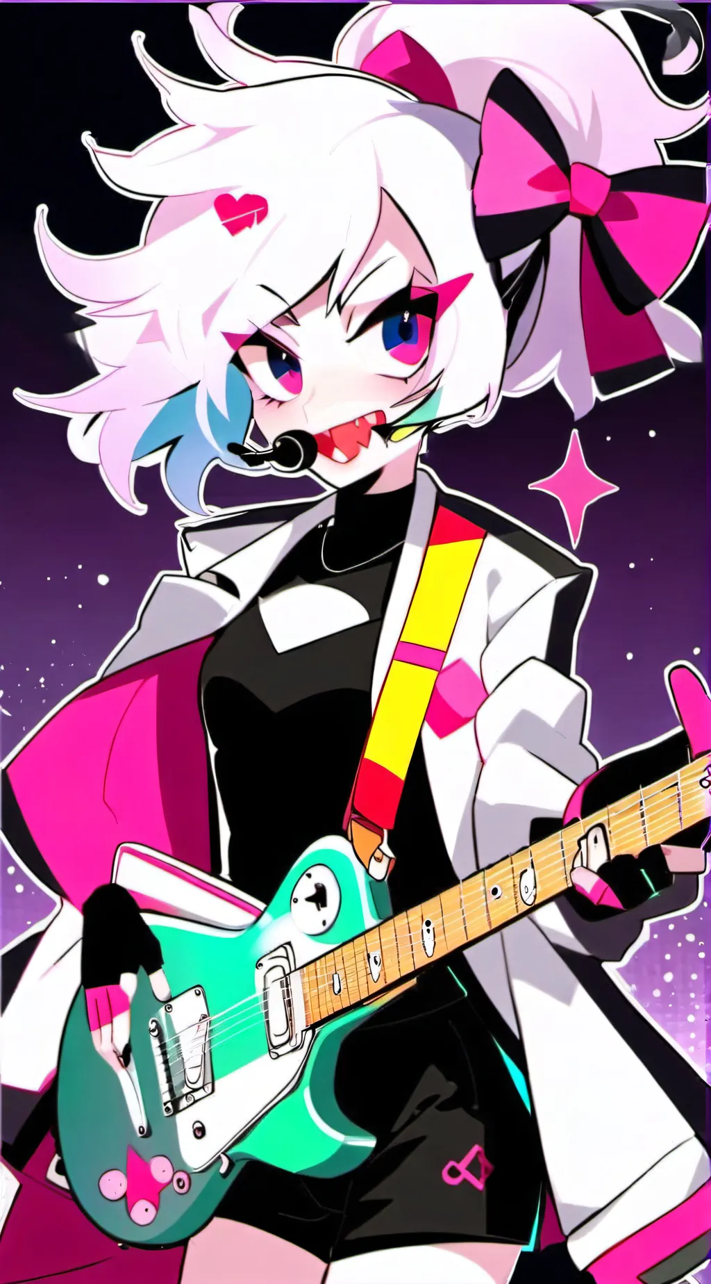 ai character: Glamrock chica background