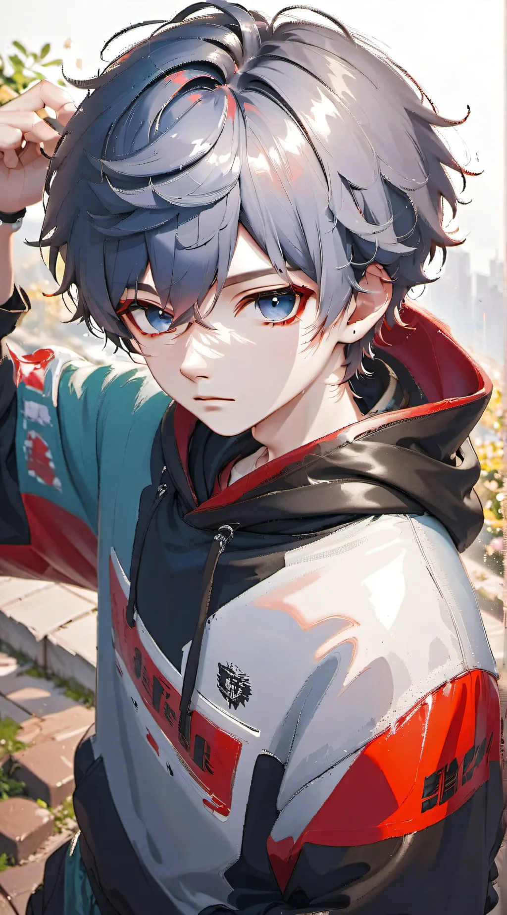 ai character: Xander  background