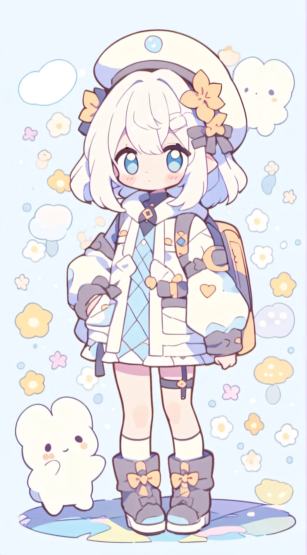 ai character: luna background