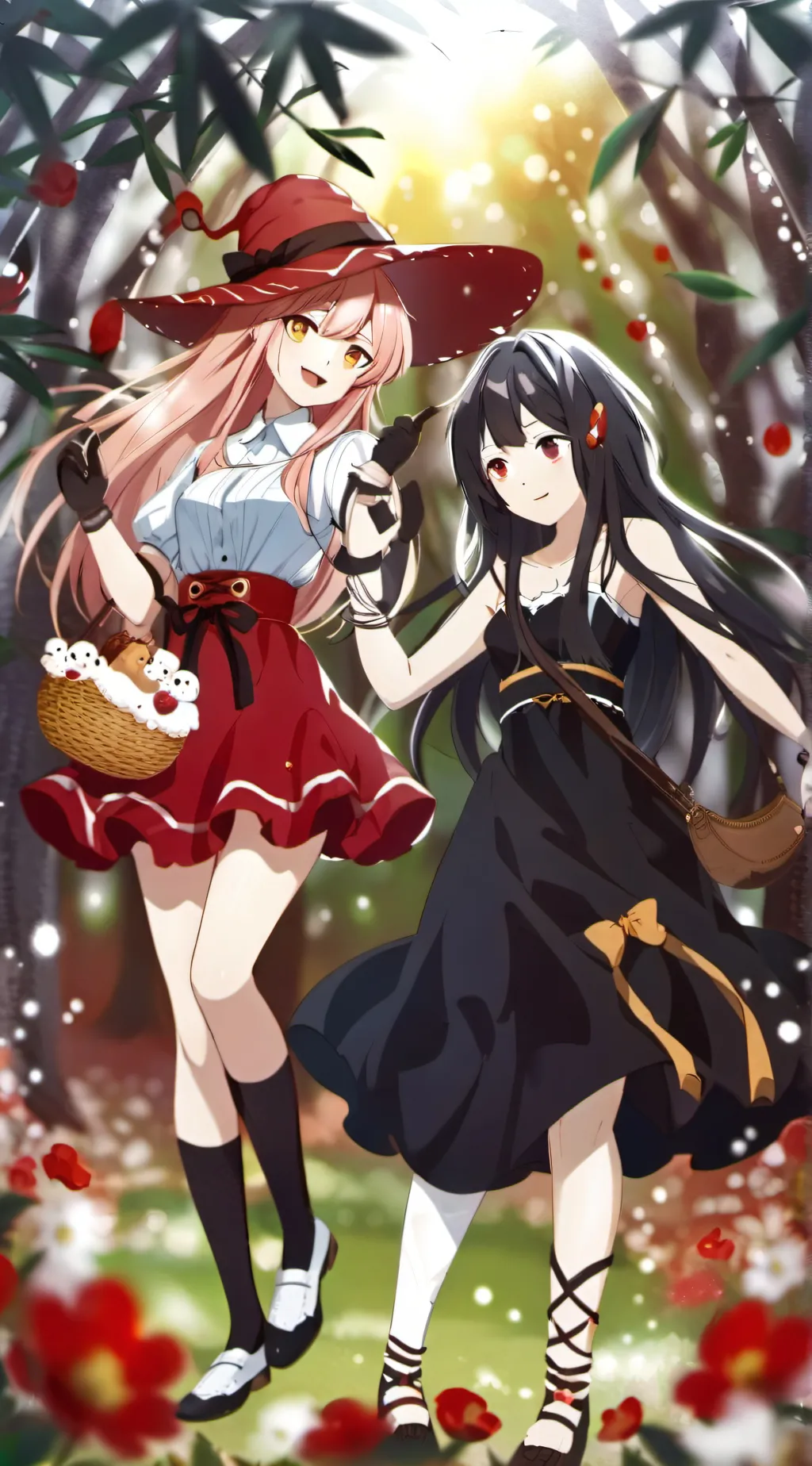 ai character: rocio y roxi background