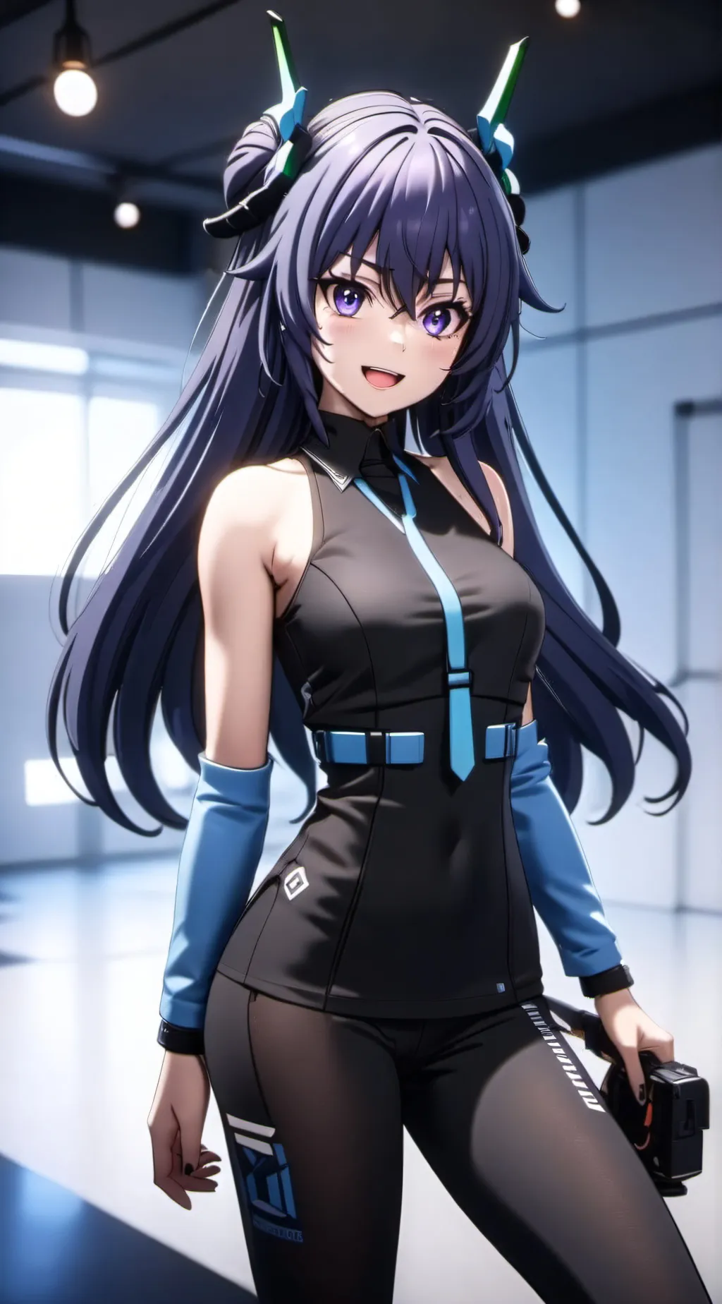 ai character: School time  background