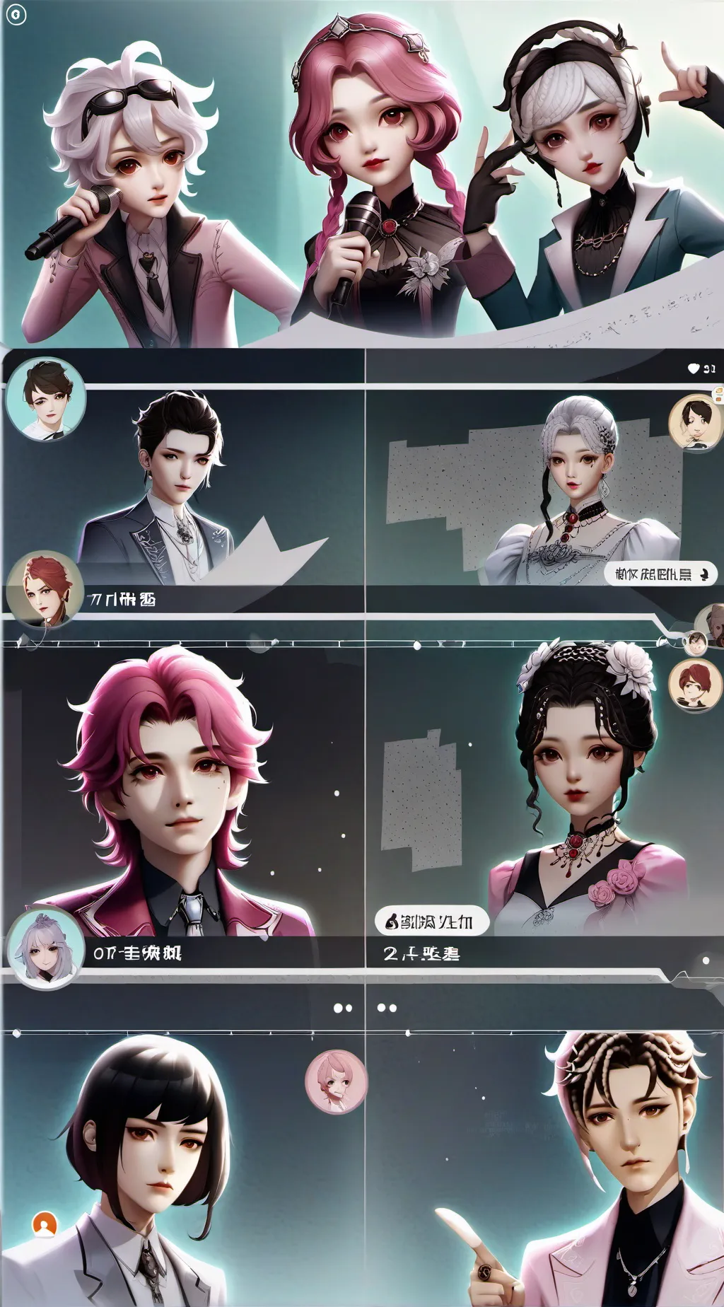 ai character: Zoom meeting background