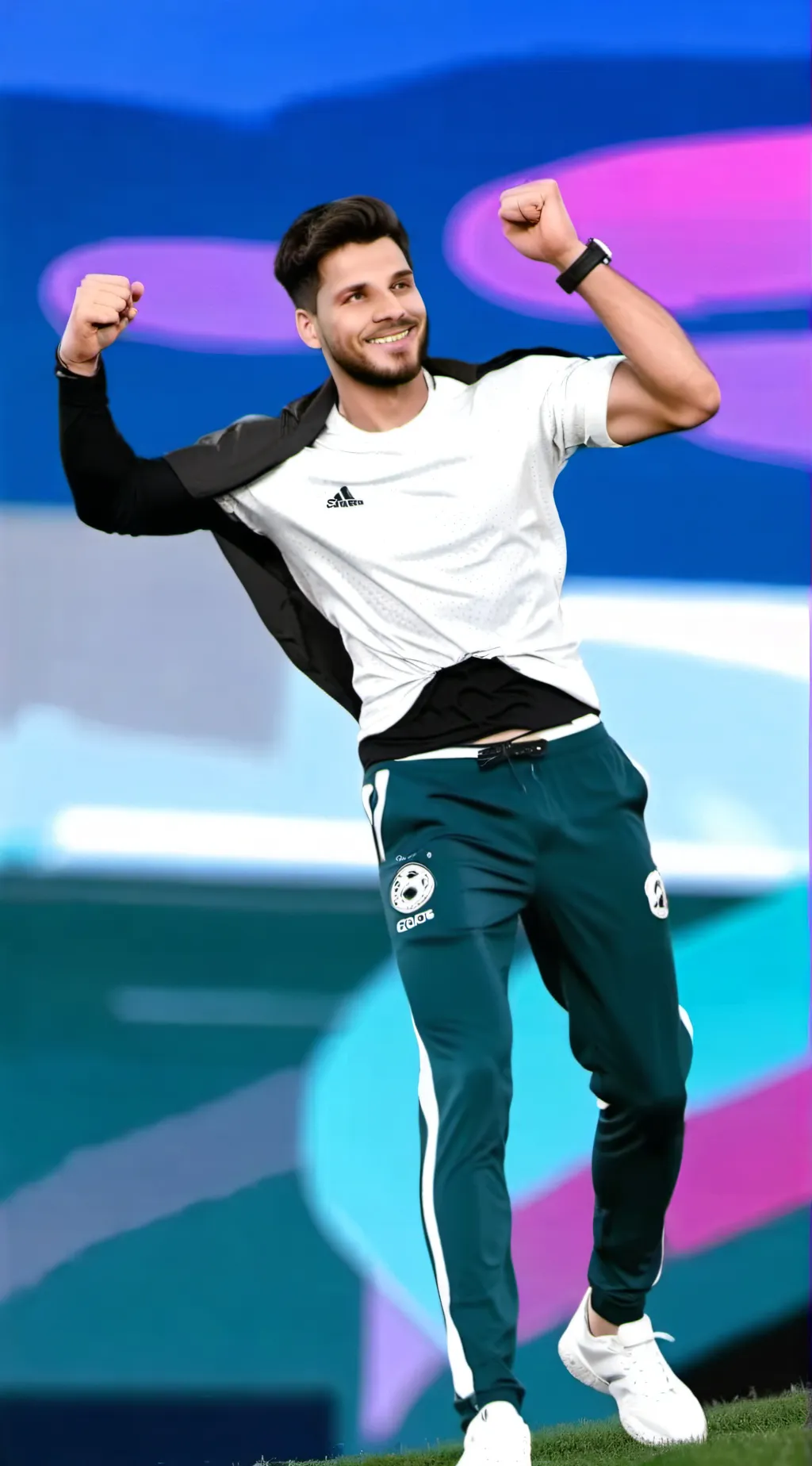 ai character: Zack D Films background