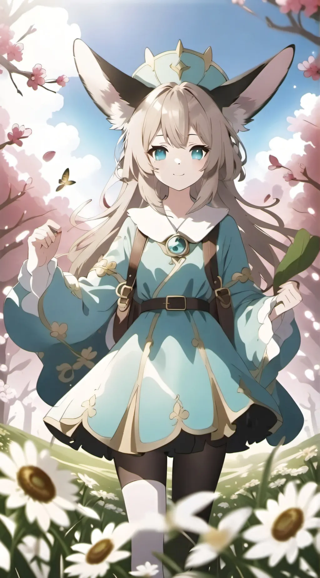 ai character: wenda y gray background