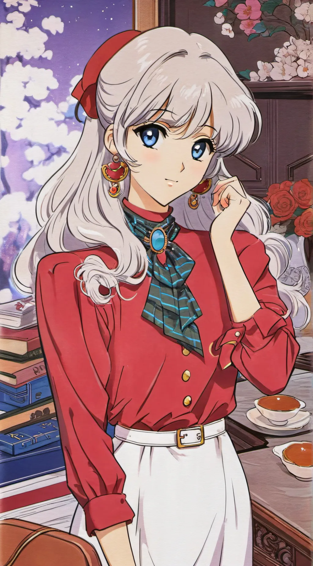 ai character: Милка background