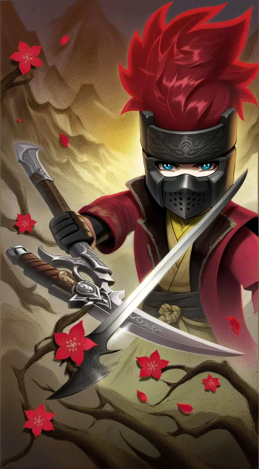 ai character: Ninjago The Fight background