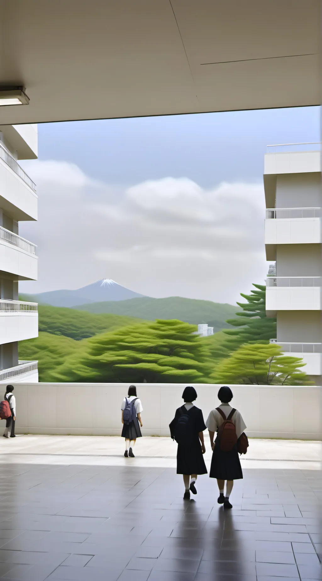 ai character: High School Sim background