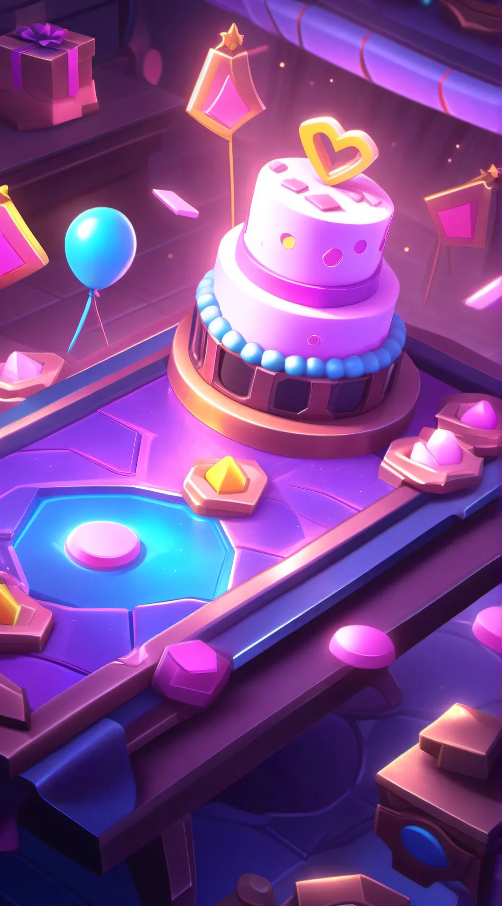 ai character: descendants party background