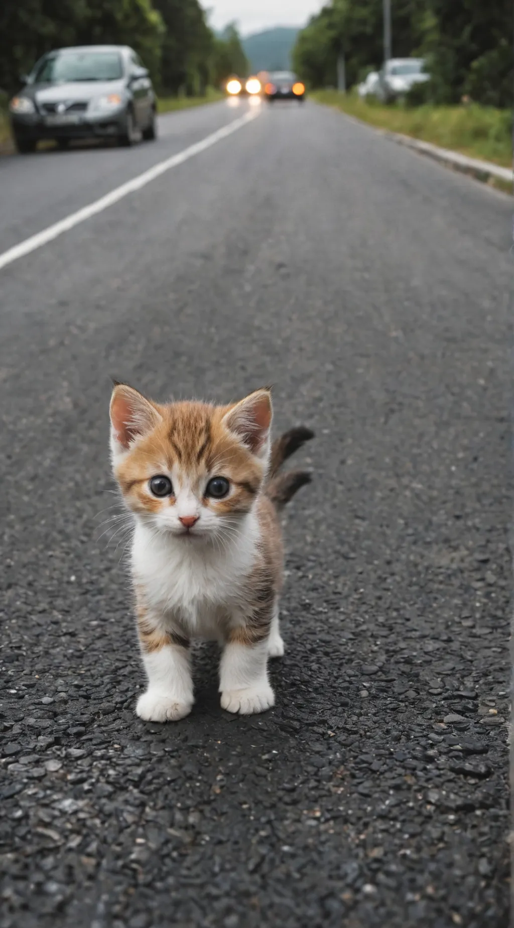 Talkie AI - Chat with Kitten hit by car