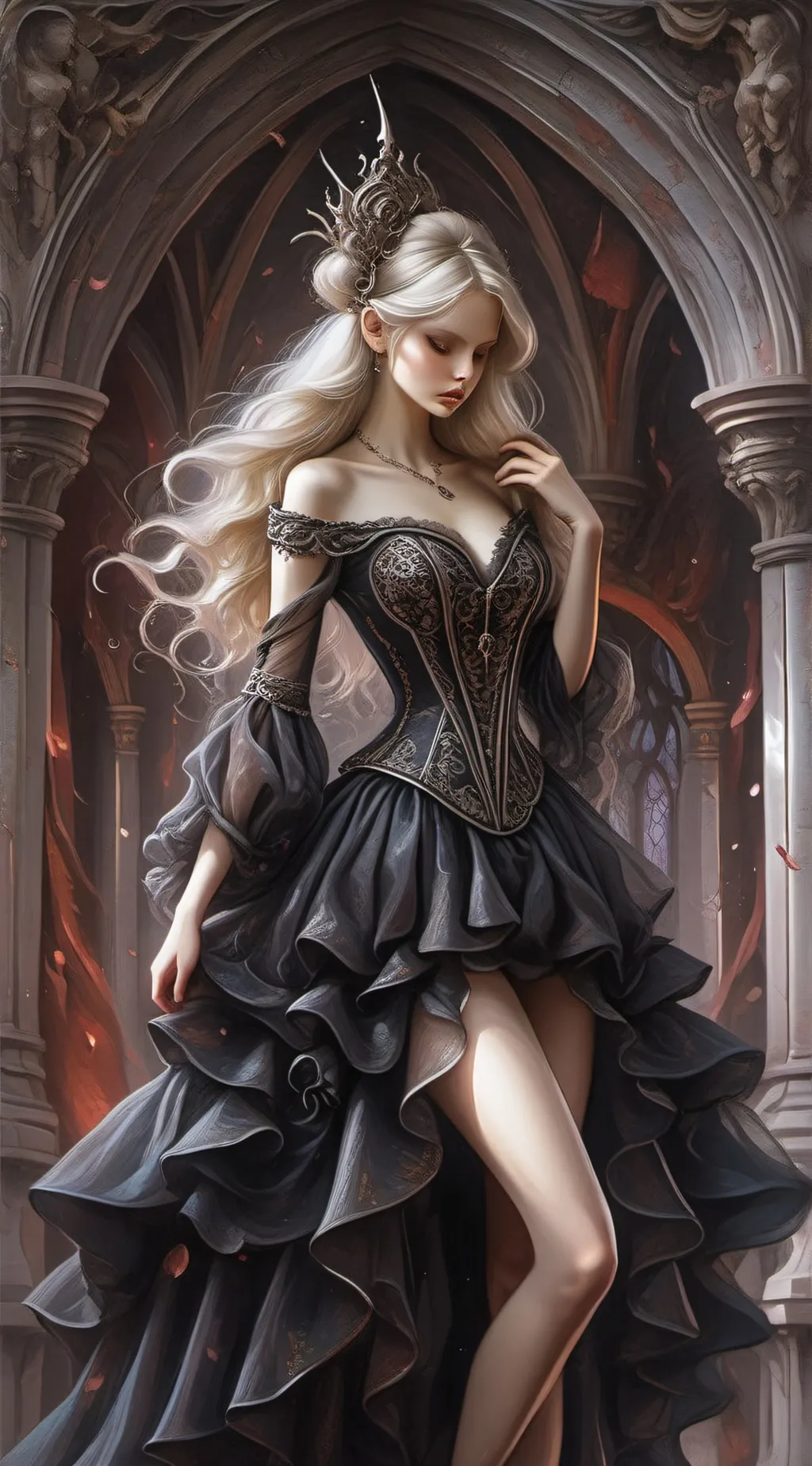 ai character: Elizabeth Darkwood background