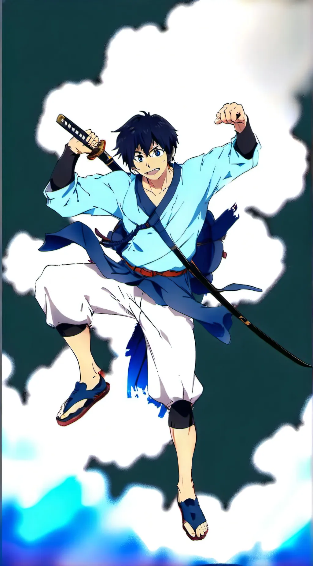 ai character: Rine Okomura  background