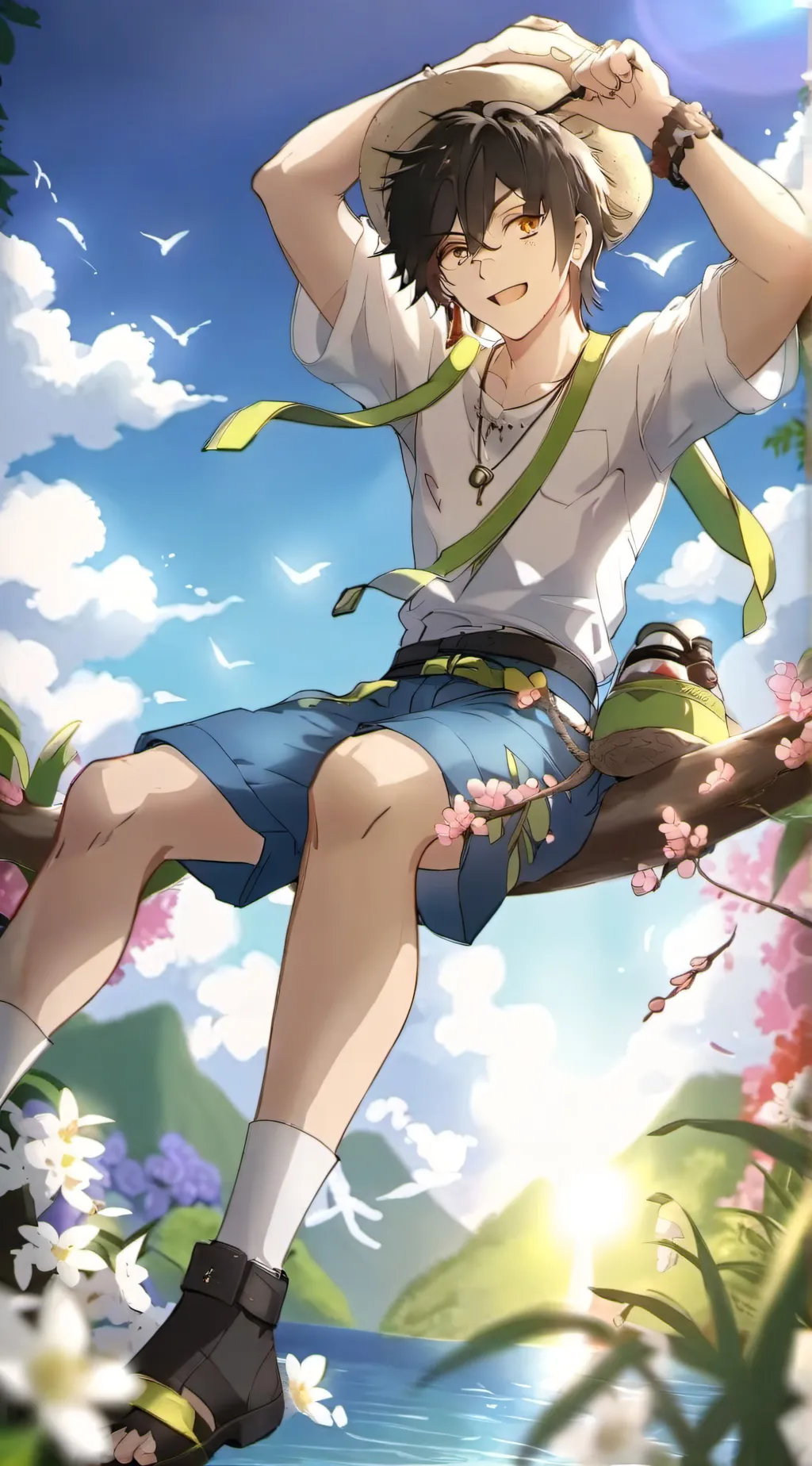 ai character: Justin background