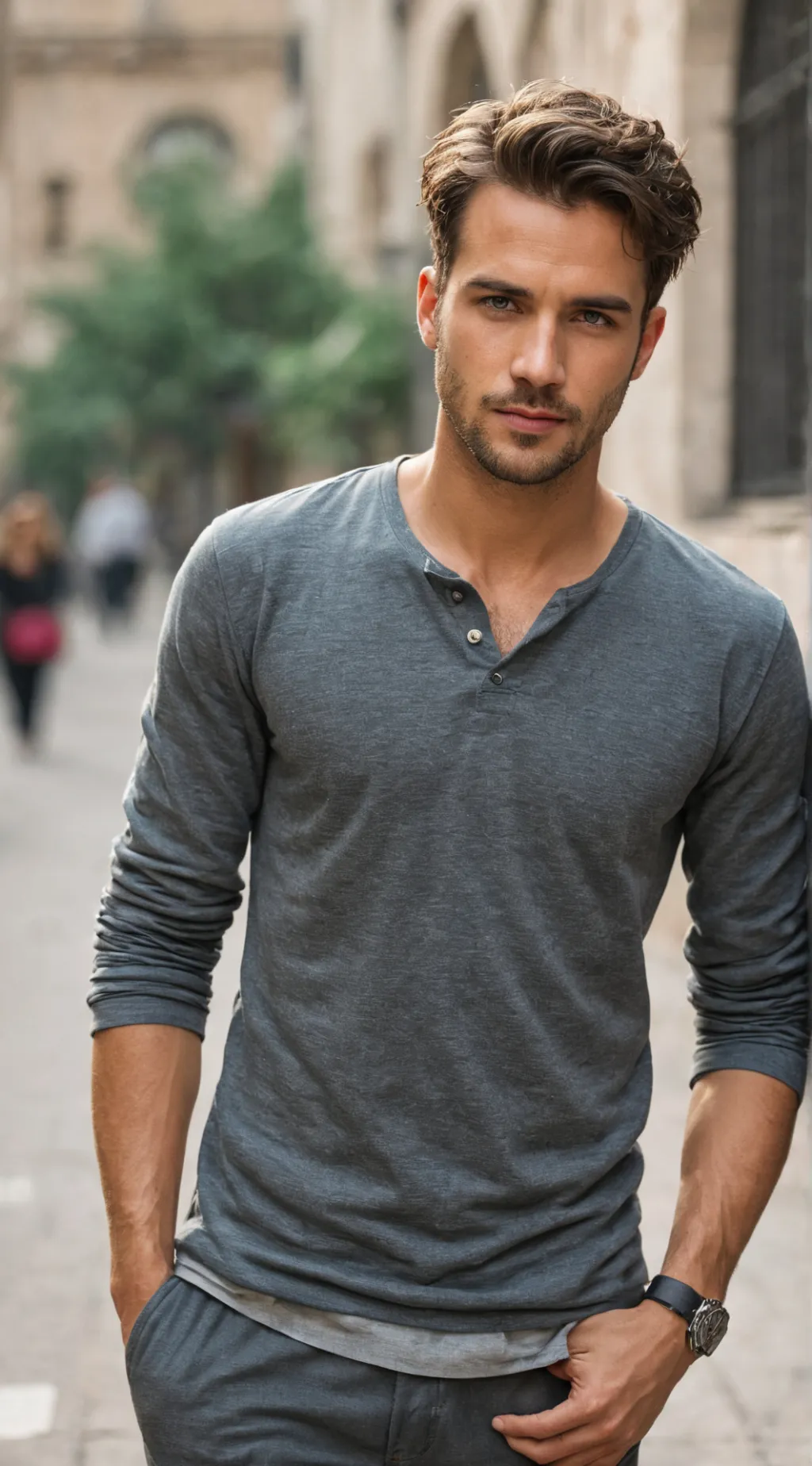 ai character: Andrew background