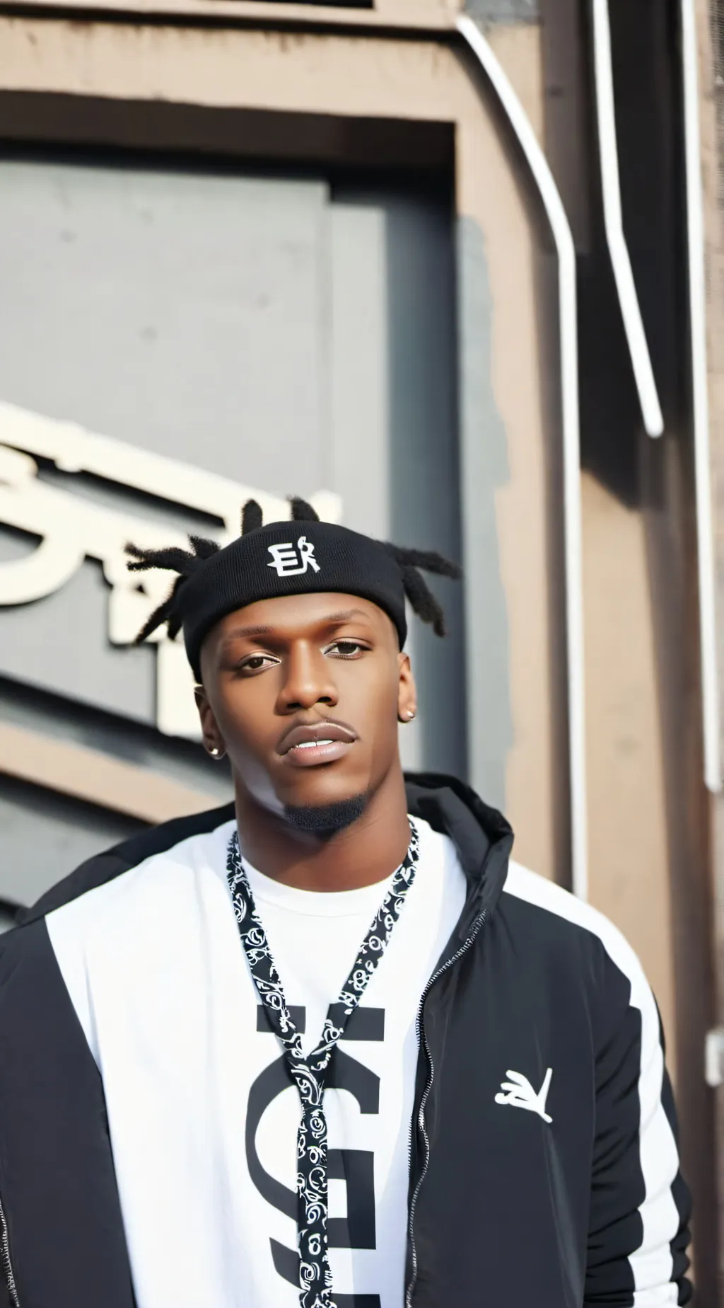 ai character: KSI background