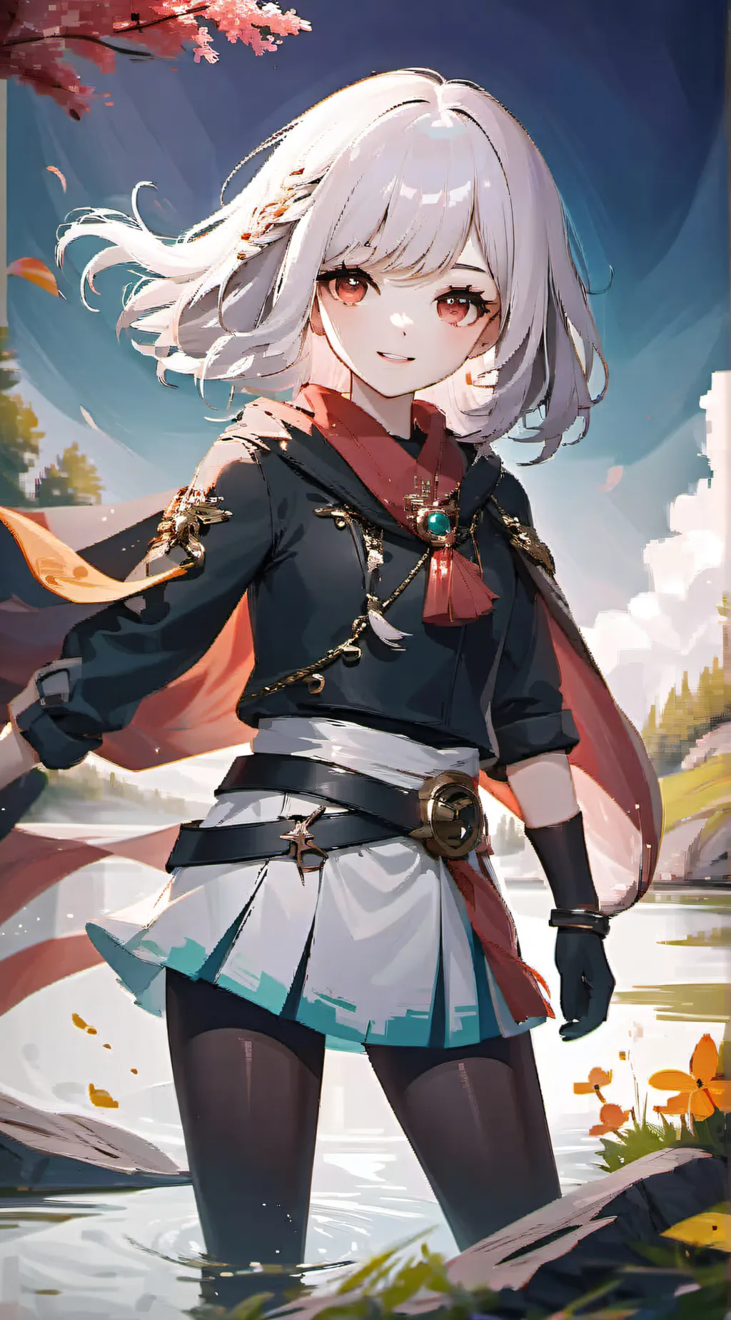 ai character: Fokus background