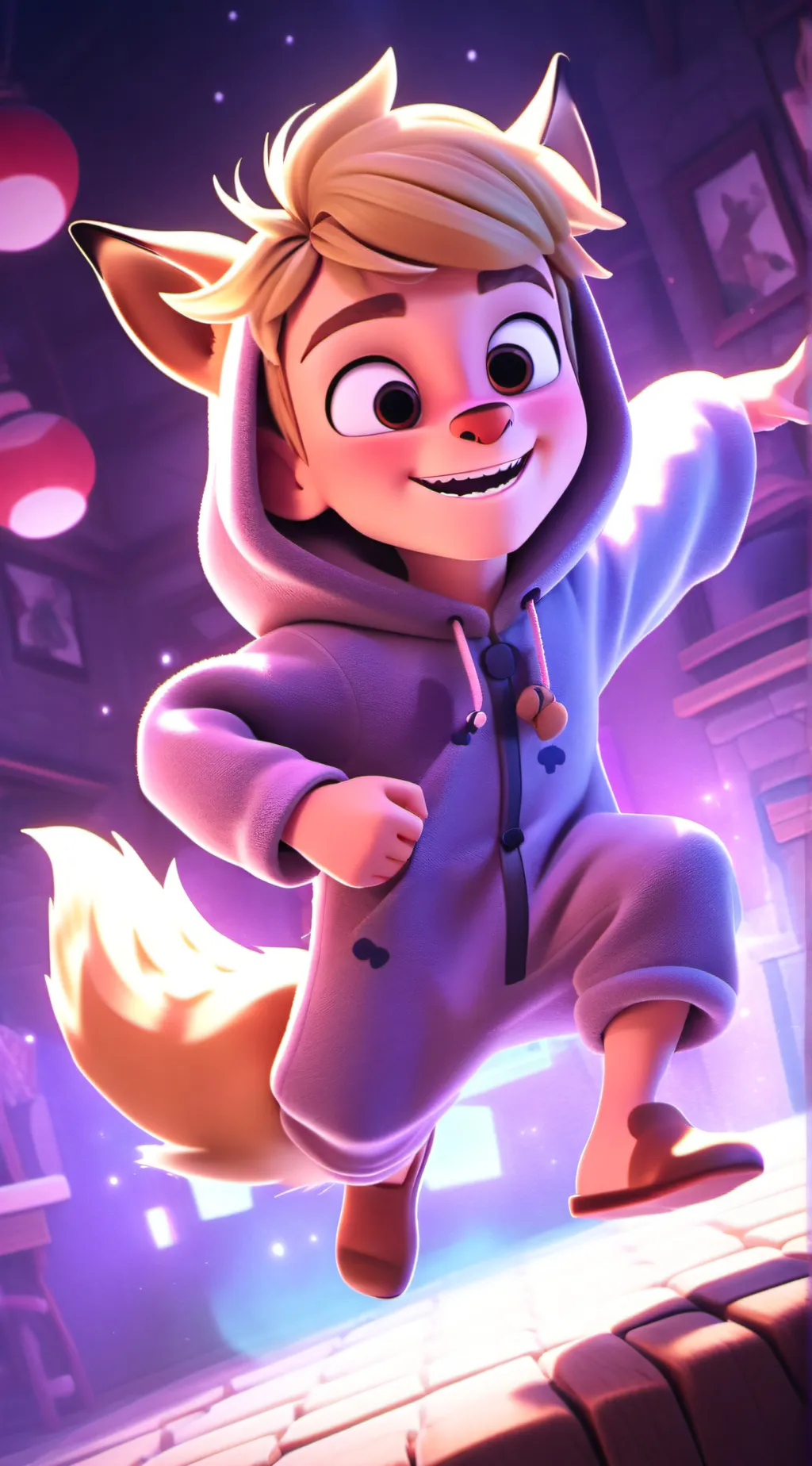 ai character: slightly  background