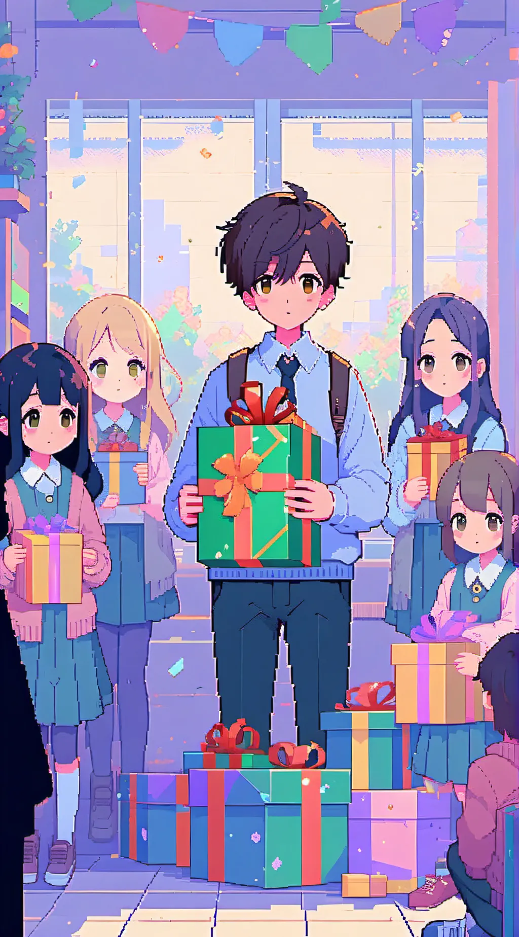 ai character: Hazbin hotel Karan background