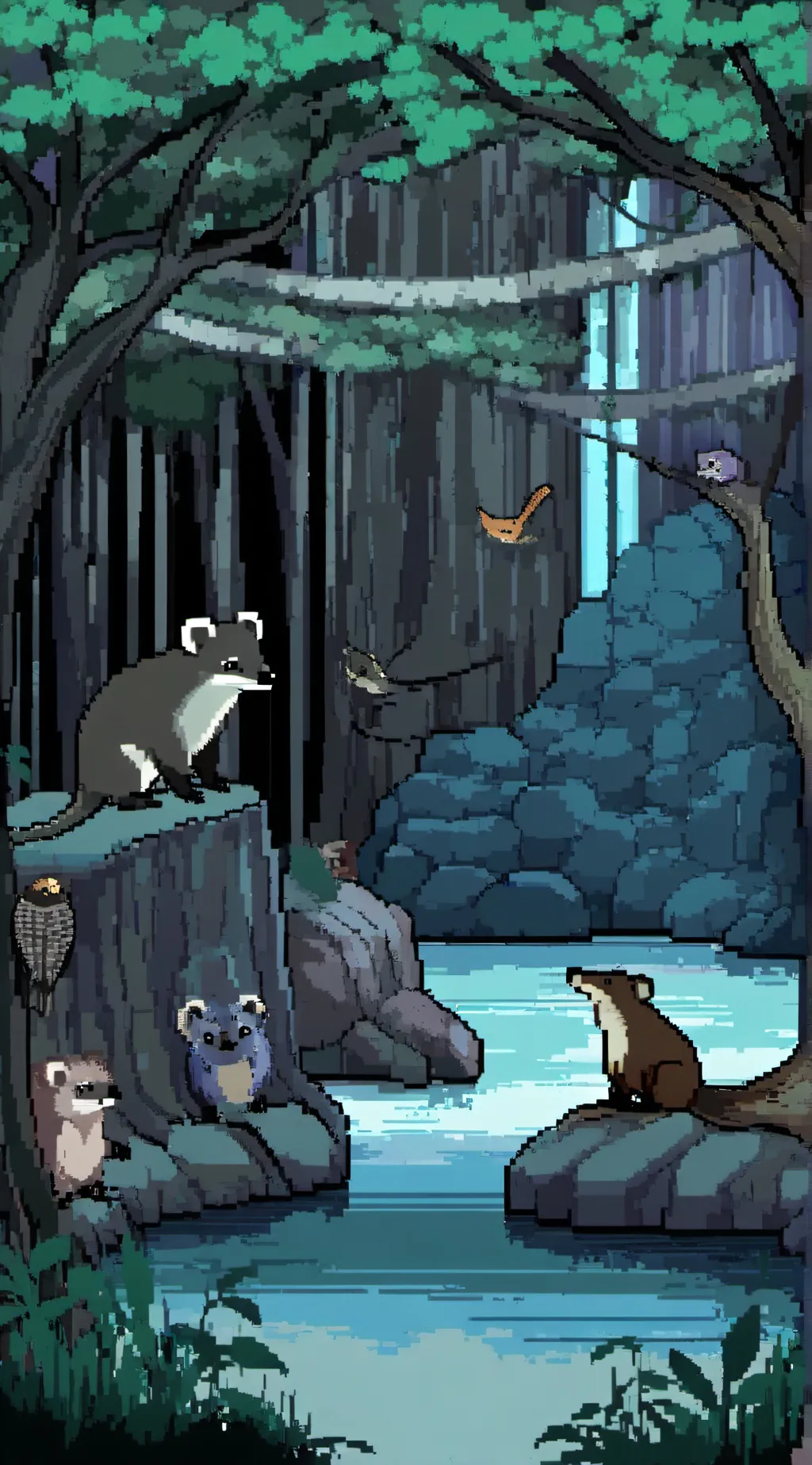 ai character: HH zoo background