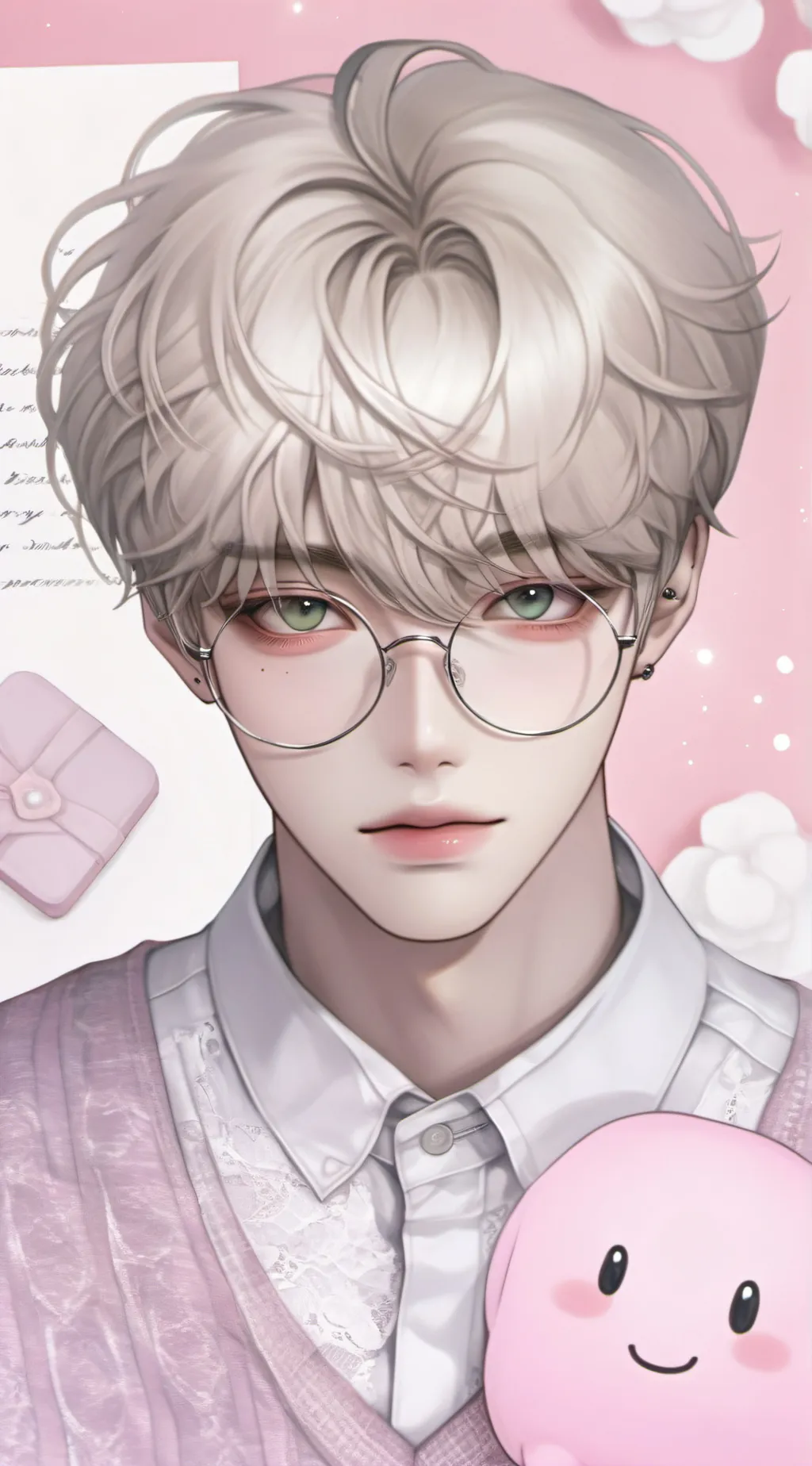 ai character: mark background