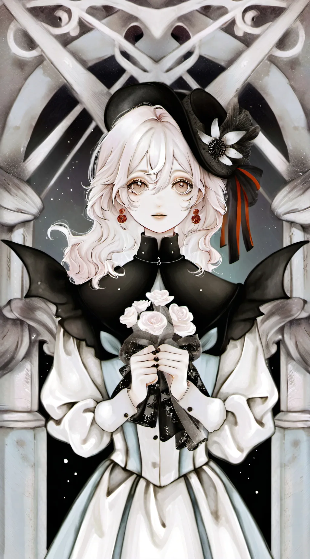 ai character: Horror background