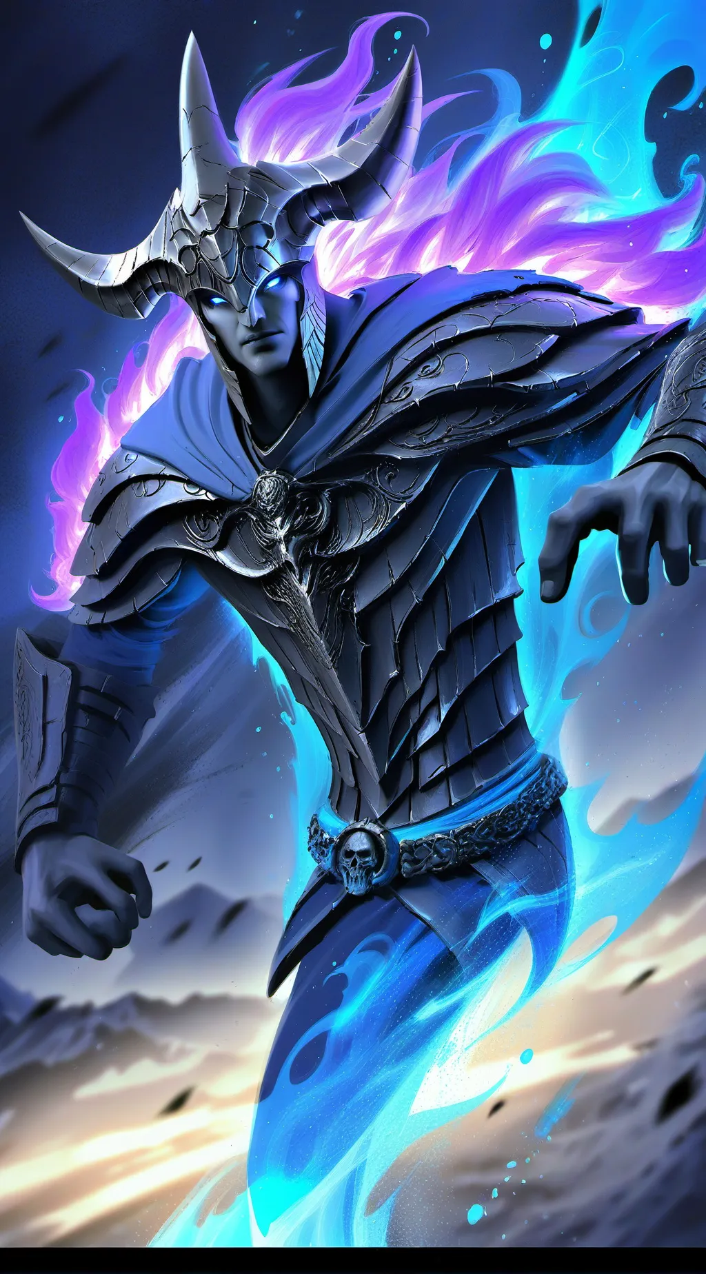 ai character: devil  background