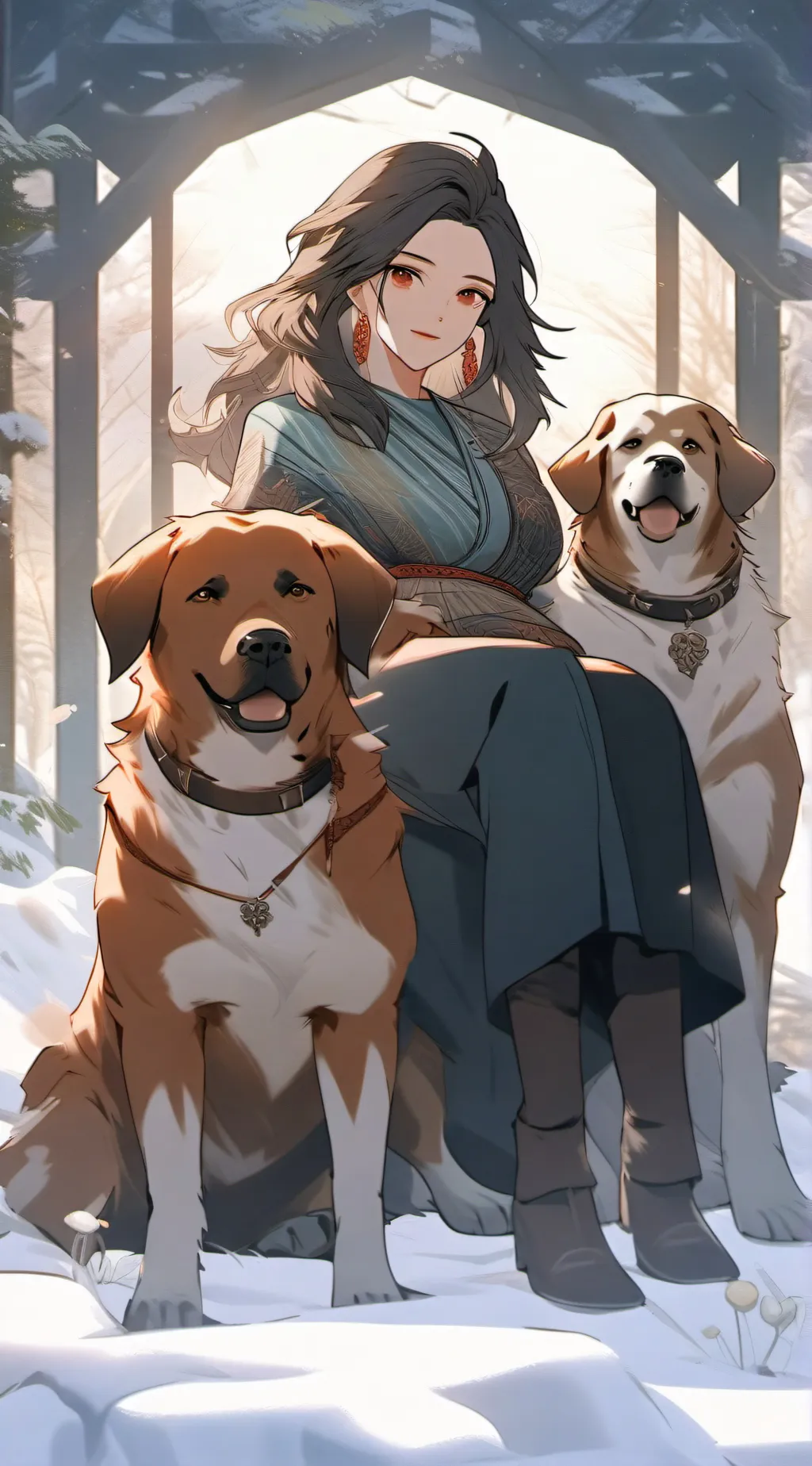 ai character: Azula  background