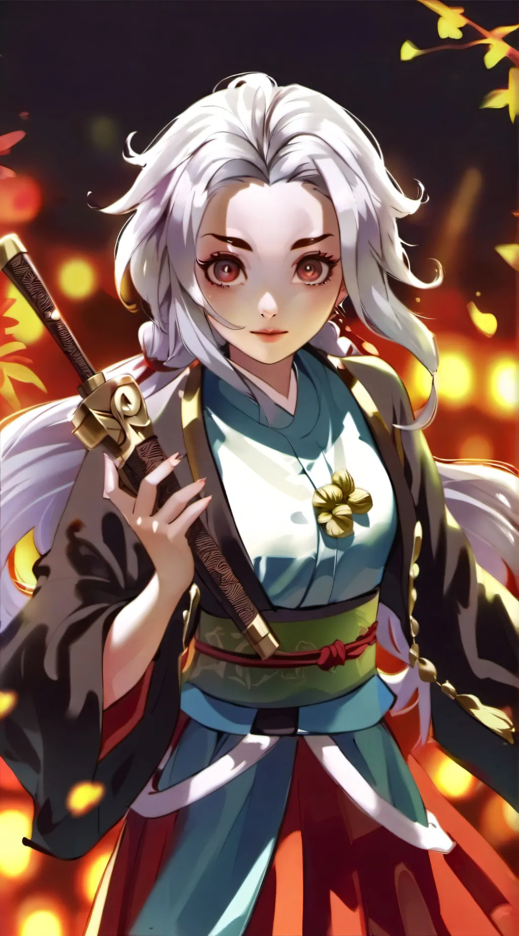 ai character: Irisagi/my kny oc background