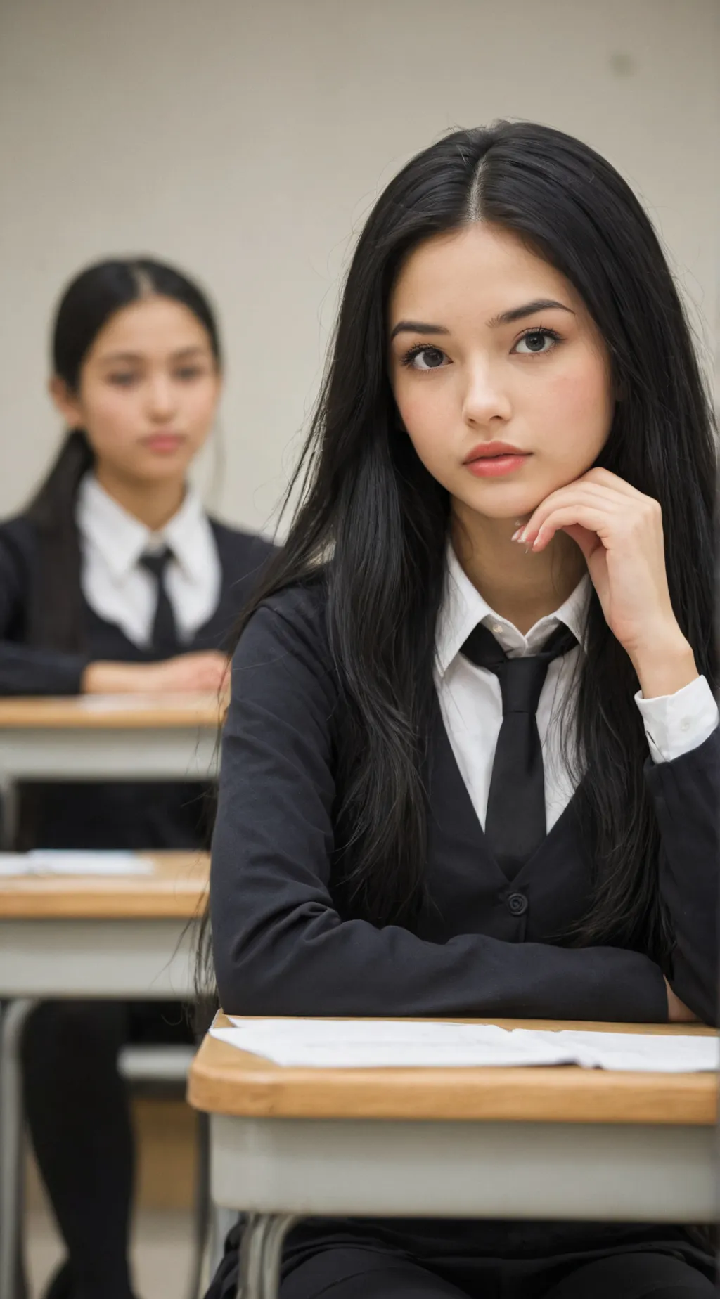 ai character: Kat background