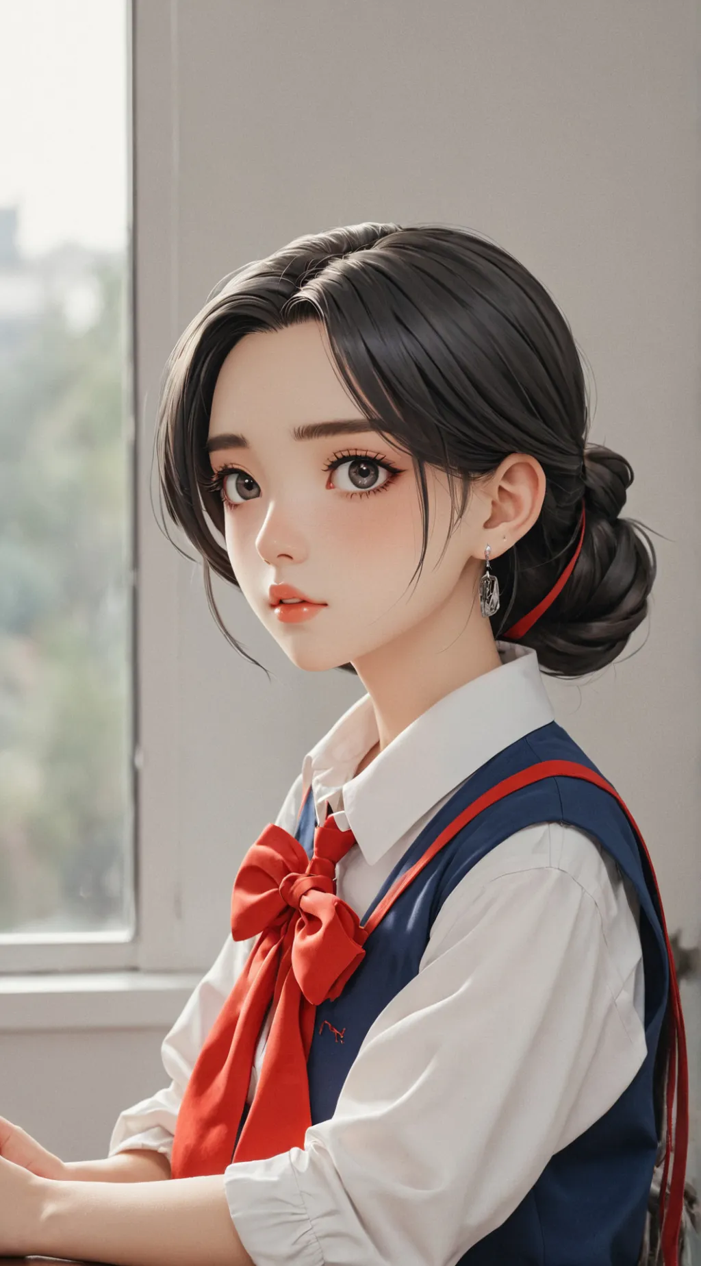 ai character: Amy Lucy Harper  background