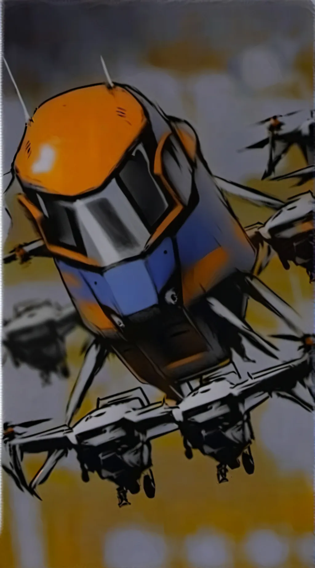 ai character: Murder drones background