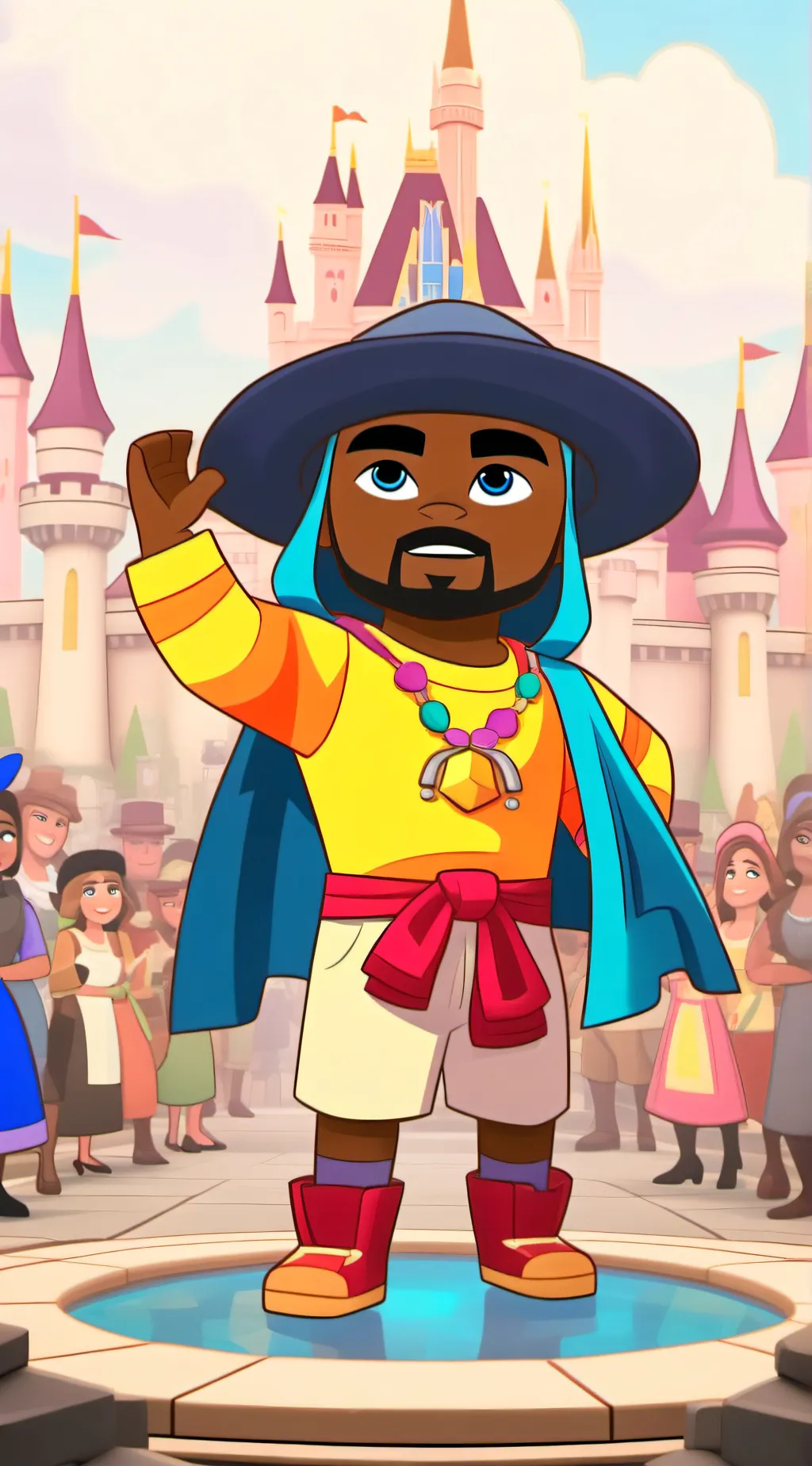 ai character: Roblox story background