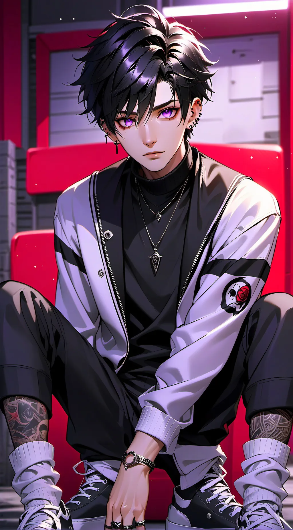 ai character: Travis  background