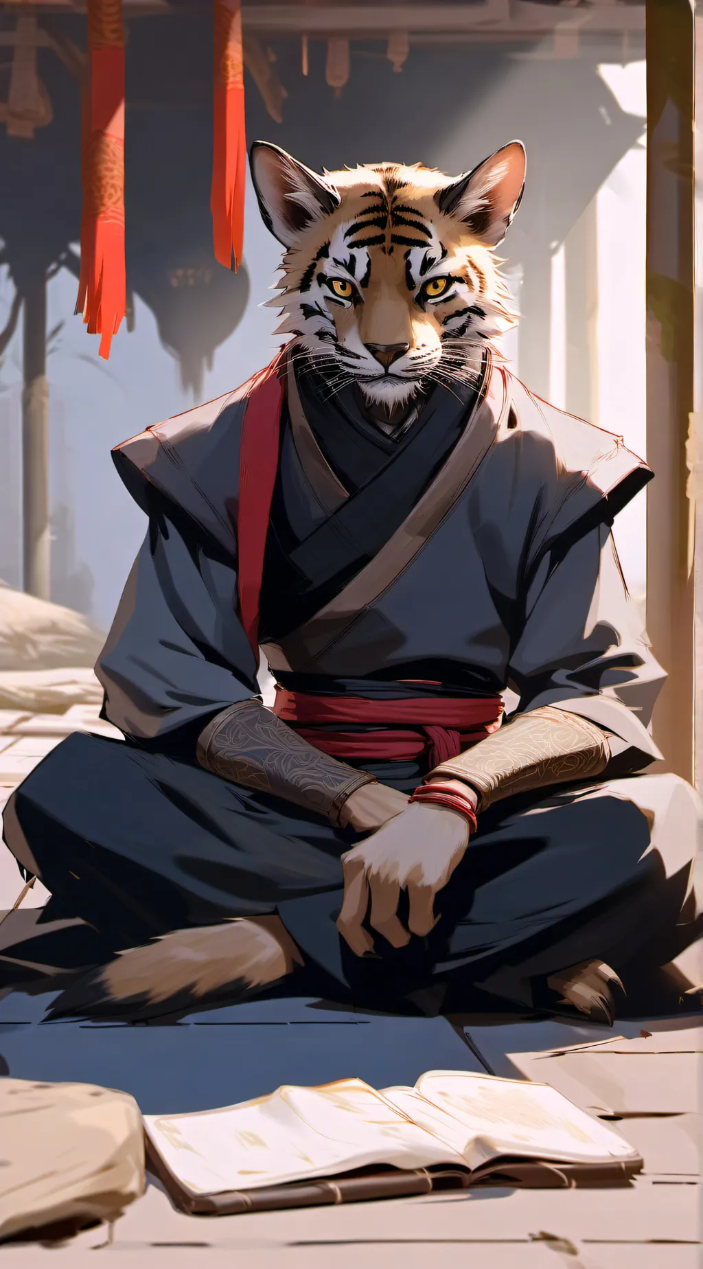 ai character: Akari background