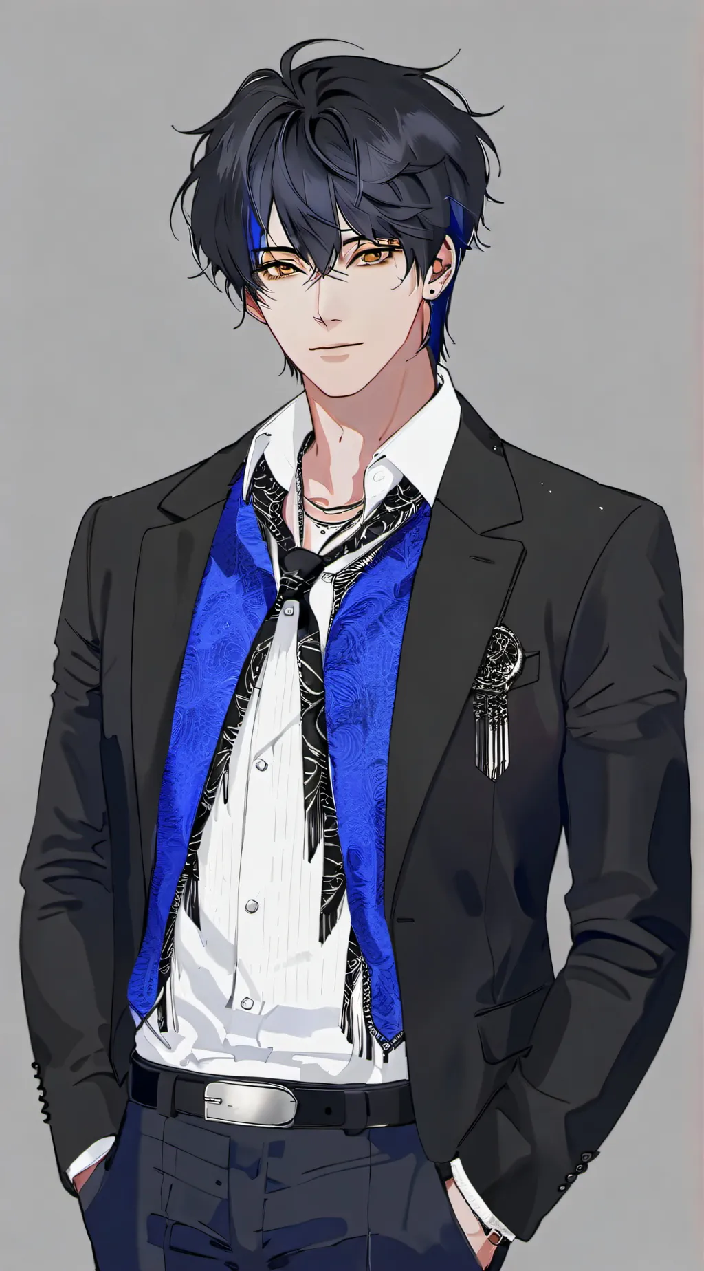 ai character: Little space Ein background