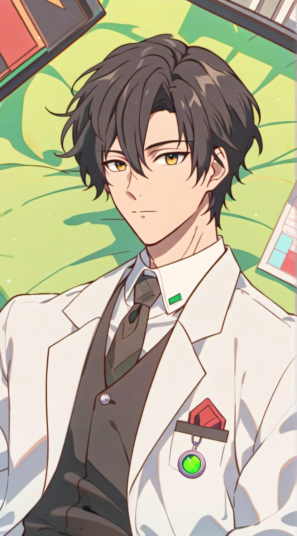 ai character: Xiǎo Hóng lǐ background