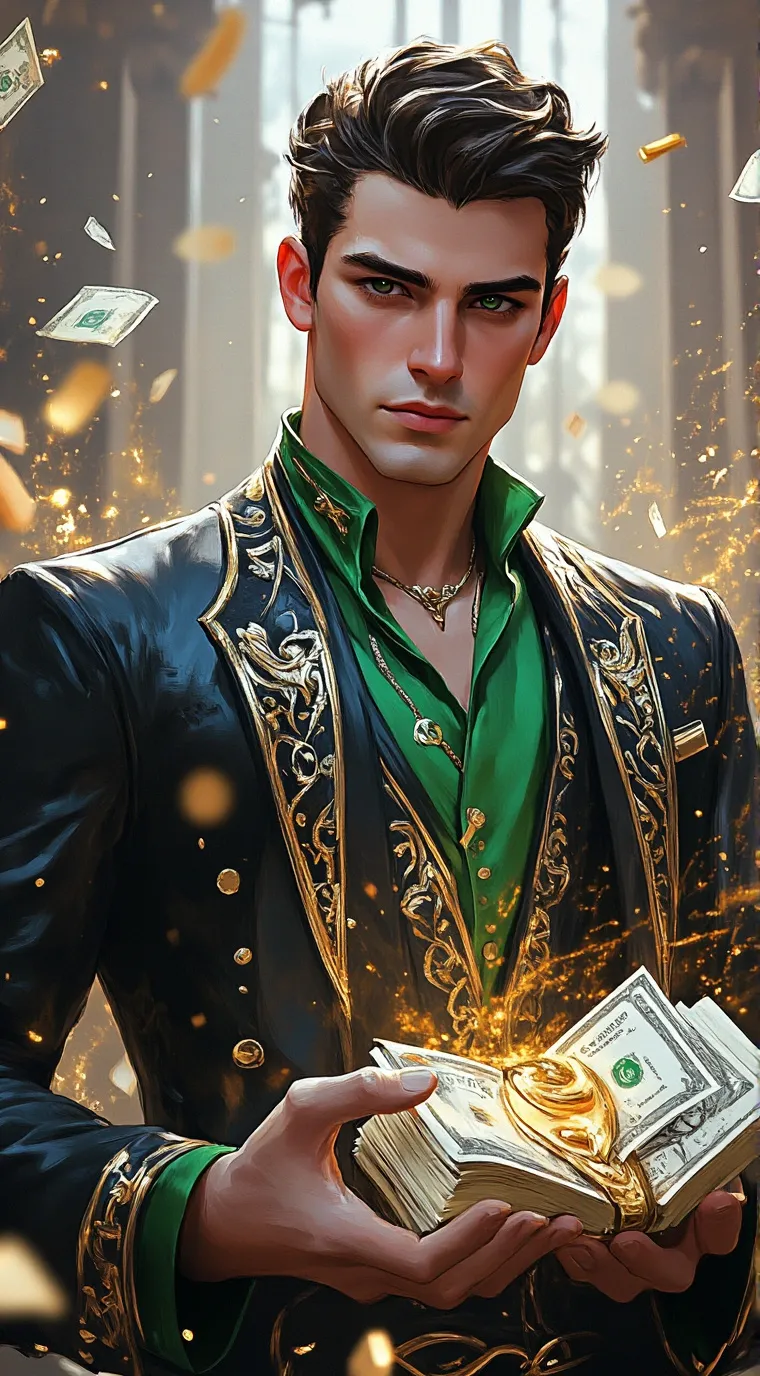 ai character: 💲Ca$h💲 background